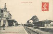 61 Orne CPA FRANCE 61 "Surdon, la gare" / TRAIN