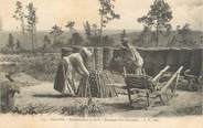 21 Cote D'or CPA FRANCE 21 "Charbonniers en forêt, dressage d'un fourneau"