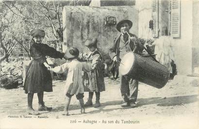 CPA FRANCE 13 "Aubagne, au son du Tambourin"