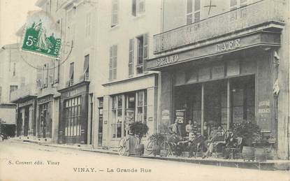 CPA FRANCE 38 "Vinay, la grande rue"