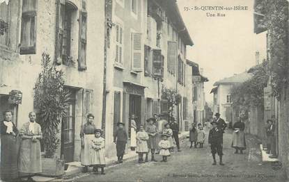 CPA FRANCE 38 "Saint Quentin sur Isère"