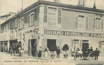 CPA FRANCE 38 "Saint Marcellin, Grand Hotel de France"