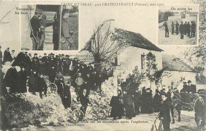 CPA FRANCE 86 "Crime d'Usseau près Chatellerault, 1905"