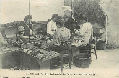 CPA FRANCE 01 "Oyonnax, Industrie du Peigne"