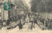 01 Ain CPA FRANCE 01 "Bourg, Rue Bernard et Marché des Poulets"
