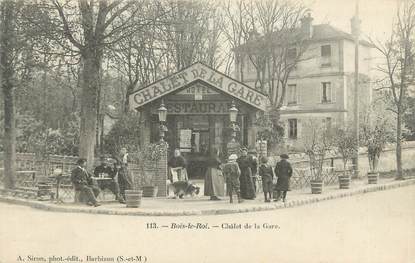 CPA FRANCE 77 "Bois le Roi, Chalet de la gare"