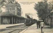 69 RhÔne CPA FRANCE 69 "Villefranche sur Saone, intérieur de la gare" / TRAIN