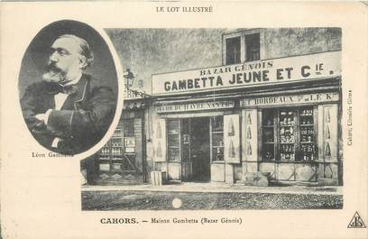 CPA FRANCE 46 "Cahors, Maison Gambetta"