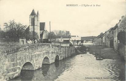 CPA FRANCE 91 " Morigny, l'église "