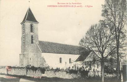 CPA FRANCE 91 " Dhuison Longueville, l'église "