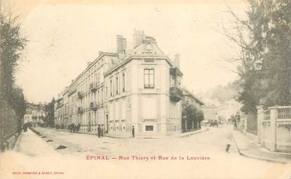 CPA FRANCE 88 "Epinal, Rue Thiers et rue de la Louvière"