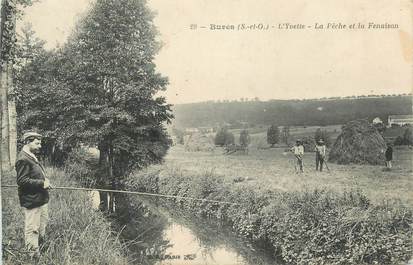 CPA FRANCE 91 " Bures sur Yvette " / PECHE