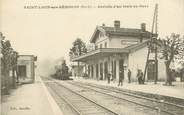 70 Haute SaÔne CPA FRANCE 70 "Saint Loup sur Sémouse, la gare" / TRAIN"