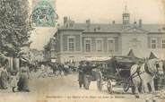 78 Yveline CPA FRANCE 78 "Rambouillet, la mairie et la place un jour de marché"