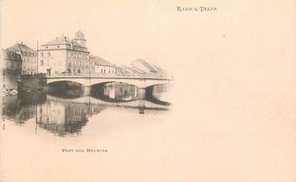 CPA FRANCE 88 "Raon l'Etape, pont sur Meurthe"