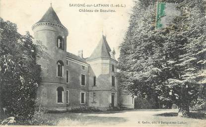 CPA FRANCE 37 " Savigné sur Lathan "