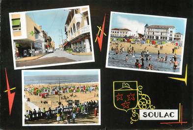 / CPSM FRANCE 33 "Soulac, la rue de la plage"