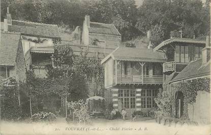 CPA FRANCE 37 " Vouvray, chalet Placier "