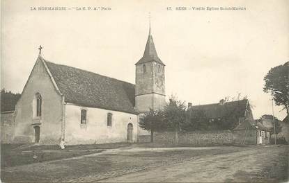 CPA FRANCE 61 "Sées, vieille église Saint Martin"