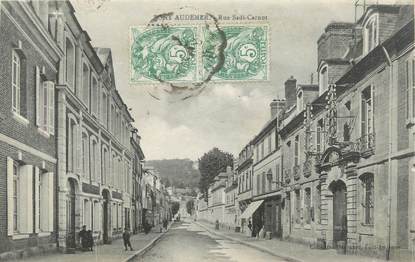 CPA FRANCE 27 " Pont Audemer, rue Sadi Carnot "