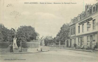 CPA FRANCE 27 " Pont Audemer, monument aux morts "