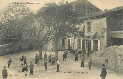 CPA FRANCE 07 "Vallon, asile agricole"