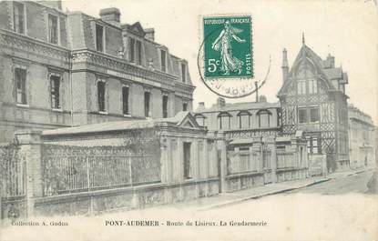 CPA FRANCE 27 " Pont Audemer " / LA GENDARMERIE