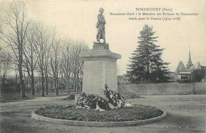CPA FRANCE 27 " Nonancourt, monument aux morts "