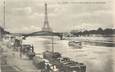 CPA FRANCE 75007 "Paris, vue sur la seine prise du pont de Grenelle"