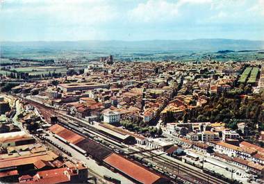 / CPSM FRANCE 34 "Béziers, vue panoramique aérienne"