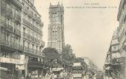 75 Pari CPA FRANCE 75004 "Paris, rue de Rivoli et Tour Saint Jacques"