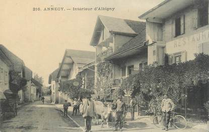 CPA FRANCE 74 "Annecy, Intérieur d'Albigny"