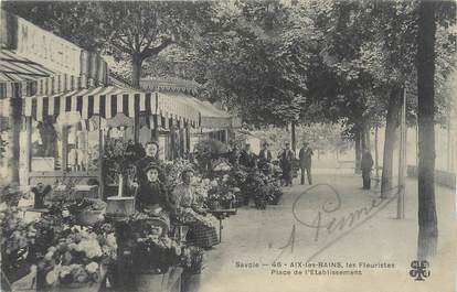 CPA FRANCE 73 "Aix les Bains, les Fleuristes"