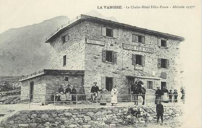 CPA FRANCE 73 "Pralognan, La Vanoise, Hotel Félix Faure, le refuge"