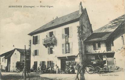 CPA FRANCE 73 "Serrières, Hotel Gifuet"