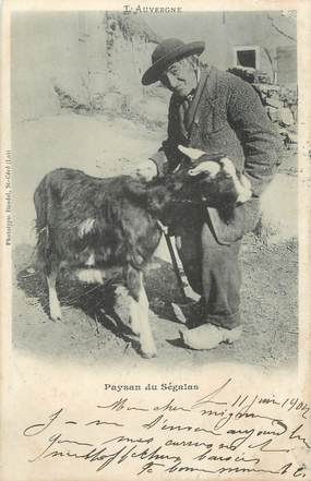 CPA FRANCE 15 "Paysan du Ségalas"