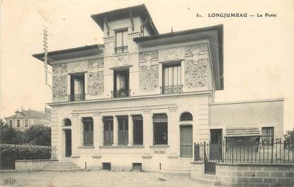 CPA FRANCE 91 "Longjumeau, la poste"