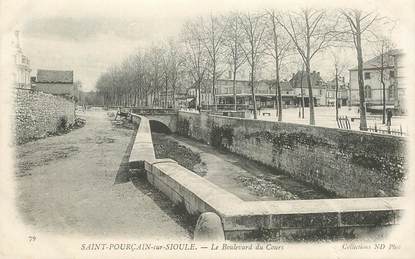 CPA FRANCE 03 "Saint Pourçain sur Sioule, le boulevard du Cours"