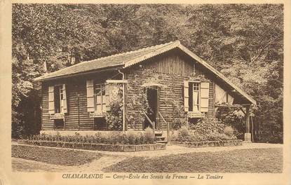 CPA FRANCE 91 "Chamarande, Camp Ecole des Scouts de France"