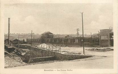 CPA FRANCE 91 "Breuillet, les Usines Muller"