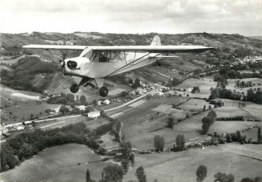 / CPSM FRANCE 38 "Cessieu, hameau de Vachères" / AVIATION