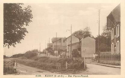 CPA FRANCE 91 "Massy, rue Pierre Picard"