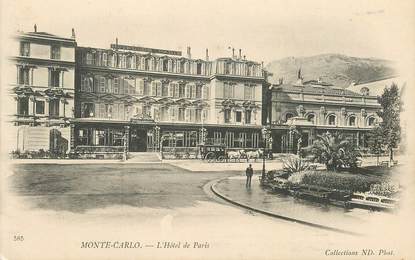 CPA MONACO "Monte Carlo, Hotel de Paris"