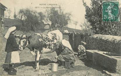 CPA FRANCE 87 " Notre Limousin, la bonne Nourrice "