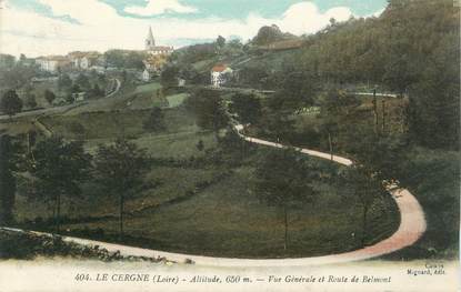 CPA FRANCE 42 " Le Cergne "