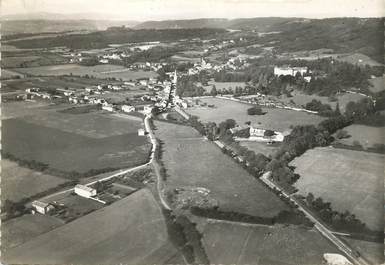 / CPSM FRANCE 38 "Chamagnieu, vue générale aérienne"