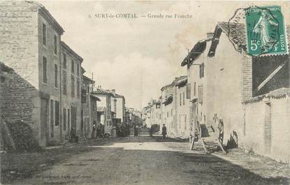 CPA FRANCE 42 " Sury le Comtal, rue Franche "