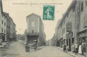 42 Loire CPA FRANCE 42 " Bourg Argental, rue de Rhône, rue Nationale "