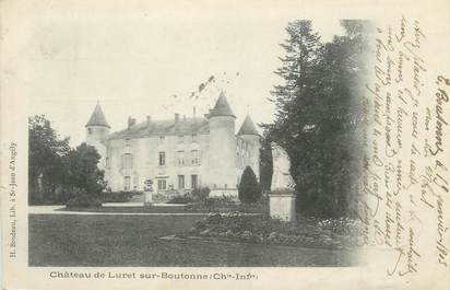 CPA FRANCE 17 " chateau de Luret sur Boutonne "