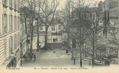 CPA FRANCE 75016 "Paris, Auteuil, Ecole JB Say"